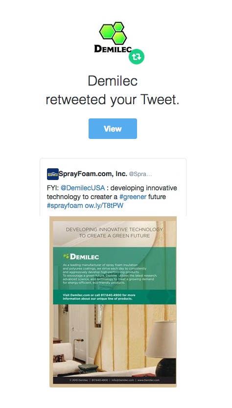 Demilec retweeted SprayFoamMagazine.com