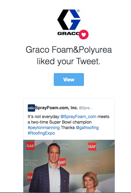 Graco retweeted SprayFoamMagazine.com