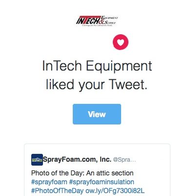 InTech Equipment liked a SprayFoamMagazine.com tweet.