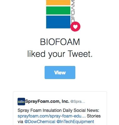 BIOFOAM liked a SprayFoamMagazine.com tweet.